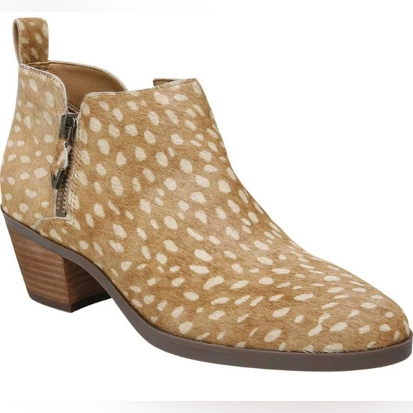 Vionic Shoes - Vionic Cecily Animal Print Women's Tan Ankle Boots